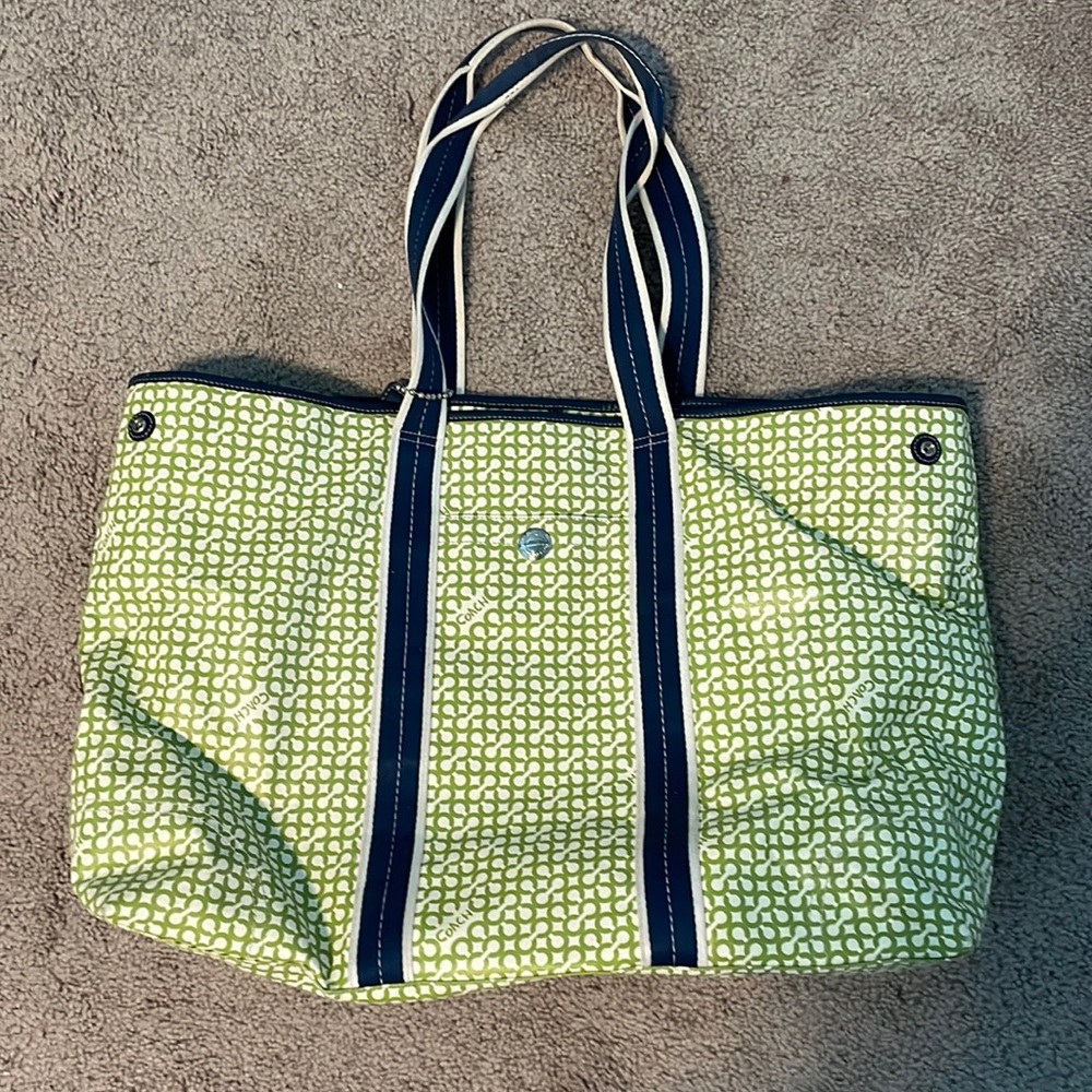 Coach X-Large tote - perfect for the beach